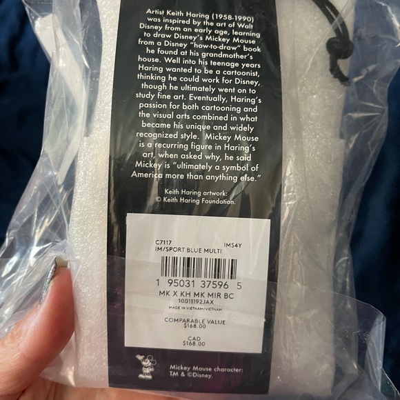 Coach Disney Mickey Mouse X Keith Haring Collectible Bag Charm - Picture 9 of 10